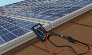 solar panel measurement and troubleshooting
